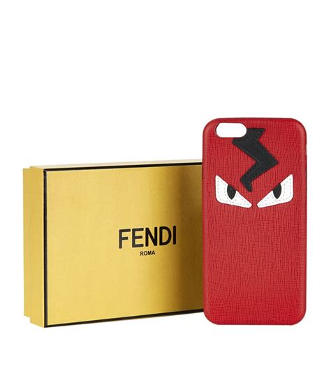 fendi red lined cased|real real Fendi phone case.